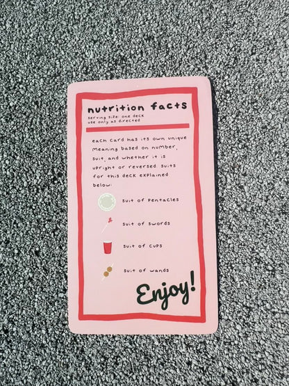 Sandwich Tarot Deck